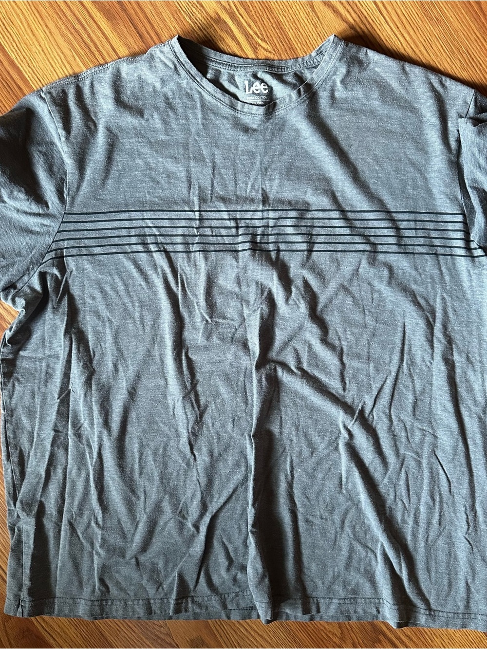 Lee Pima Cotton Graphic Stripe T-Shirt Men's Size 3XL